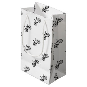 Petit Sac Cadeau Griffonnage tiré par la main simple de bicyclette