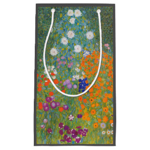 Petit Sac Cadeau Gustav Klimt Fleur Jardin Cottage Nature