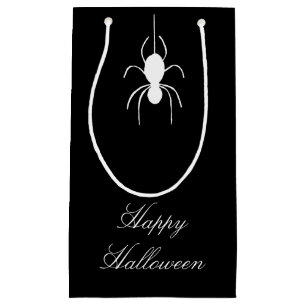 Petit Sac Cadeau Halloween Party mignonne Spider noir blanc
