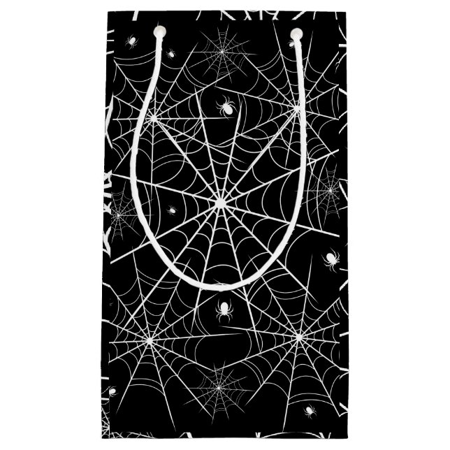 Petit Sac Cadeau Halloween Spider Web (Devant)