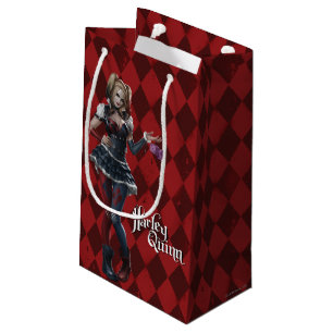 Petit Sac Cadeau Harley Quinn Avec Dice Fuzzy