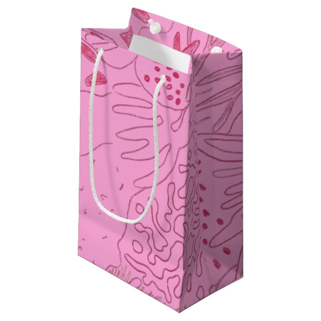 Petit Sac Cadeau HATHOR Bloom Pink Gift Bag (Devant Angle)