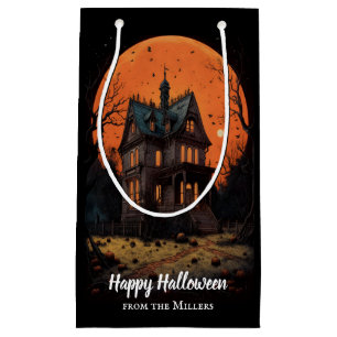 Petit Sac Cadeau Hauned Mansion Happy Halloween
