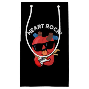 Petit Sac Cadeau Heart Rock Funny Music Pun Dark BG