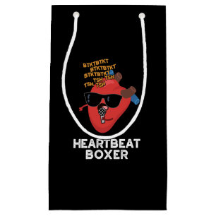 Petit Sac Cadeau Heartbeat Boxer Funny Music Heart Pun Dark BG