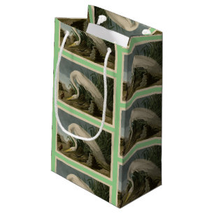 Petit Sac Cadeau Héron blanc, Grandes aigrettes, Oiseaux d'Amérique