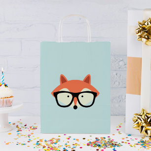 Petit Sac Cadeau Hipster Red Fox
