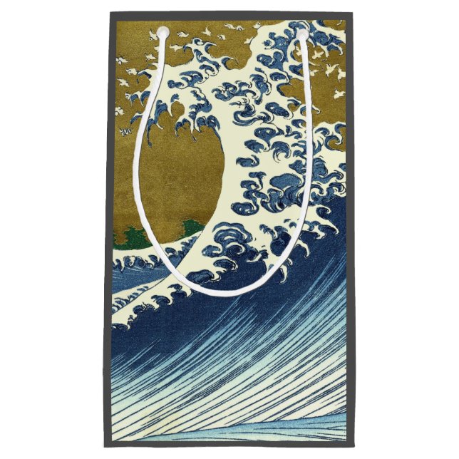 Petit Sac Cadeau Hokusai Big Wave Japon Art japonais (Devant)