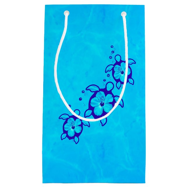 Petit Sac Cadeau Honu hawaïen (Devant)