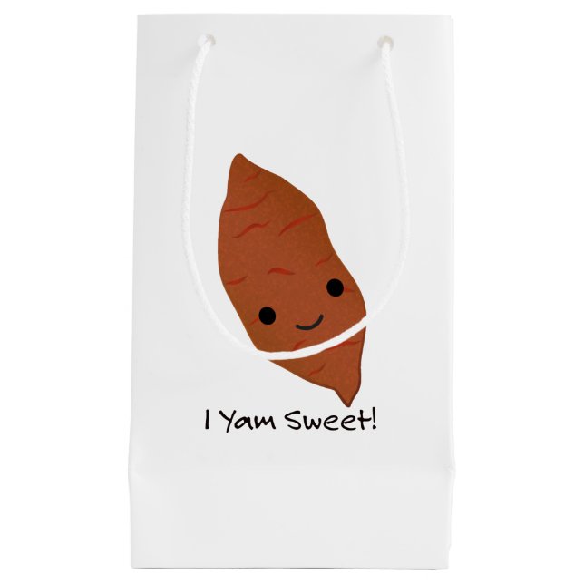 Petit Sac Cadeau I Yam Sweet Cute kawaii Sweet Potato (Devant)