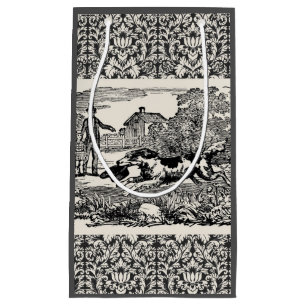 Petit Sac Cadeau Illustration antique victorienne d'art de compagni