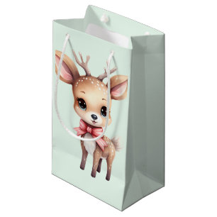 Petit Sac Cadeau Illustration de dessin animé de cerfs de bébés mig