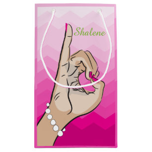 Petit Sac Cadeau Illustration girly de la vie de sororité