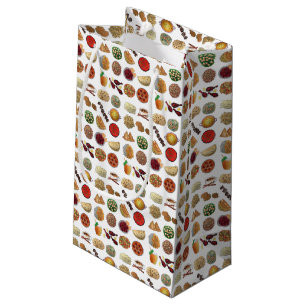Petit Sac Cadeau Indian Foods Plats Cuisine indienne Illustration