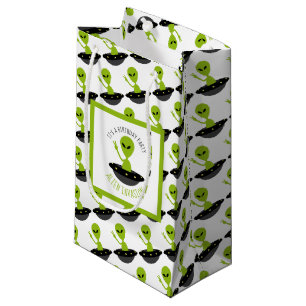 Petit Sac Cadeau Invasion Alien, Anniversaire