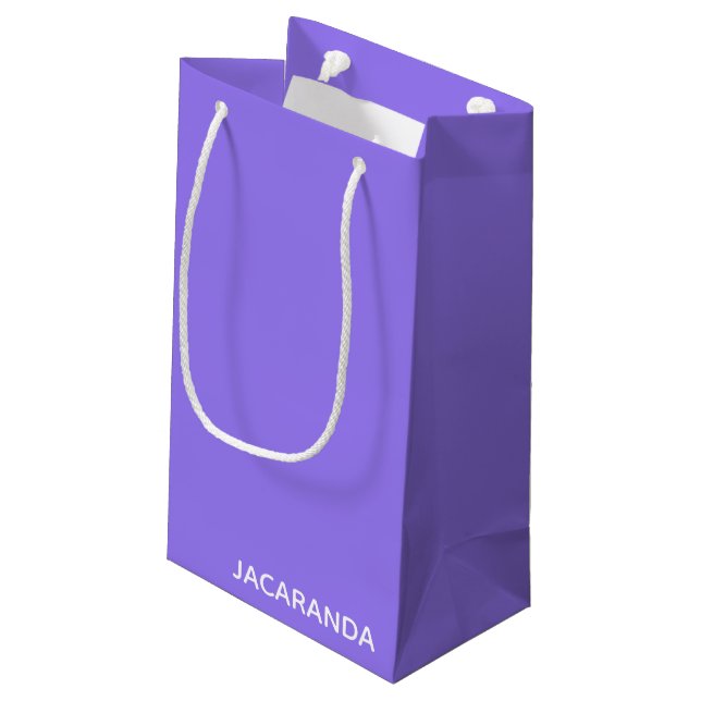 Petit Sac Cadeau Jacaranda purple color (Dos Angle)