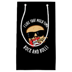 Petit Sac Cadeau J'Aime Cette Roche De Moulage Et Roulez Dark BG