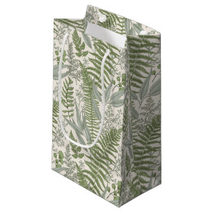 Petit Sac Cadeau Jardin vert fleuri