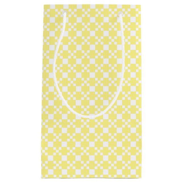 Petit Sac Cadeau Jaune Beurre (Devant)