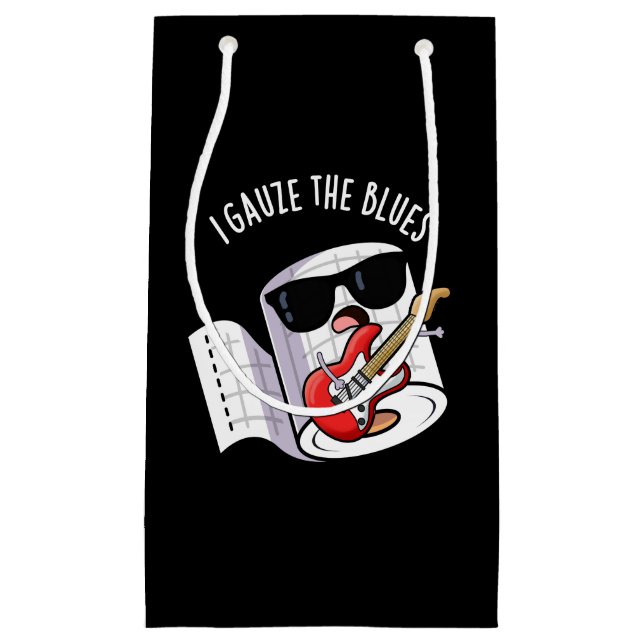 Petit Sac Cadeau Je Gauze Les Blues Drôle Jeu De Premiers Soins Dar (Devant)