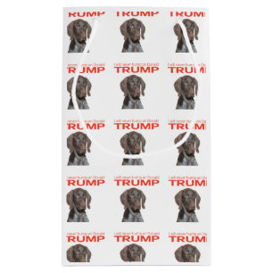 Petit Sac Cadeau Je pas jamais bosse sur Donald Trump !