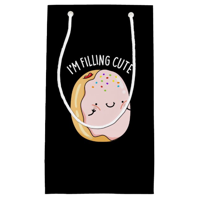 Petit Sac Cadeau Je suis en train de remplir mignonne Jelly Donut P (Devant)