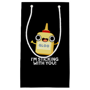 Petit Sac Cadeau Je vous chante avec un amusant jeu de colle BG fon