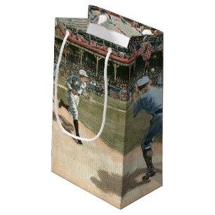Petit Sac Cadeau Jeu de baseball 1886 de ligue nationale