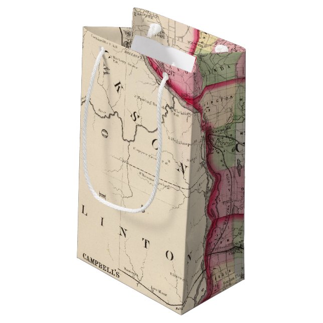 Petit Sac Cadeau Jo Daviess, Carroll, comtés de Whiteside (Dos Angle)