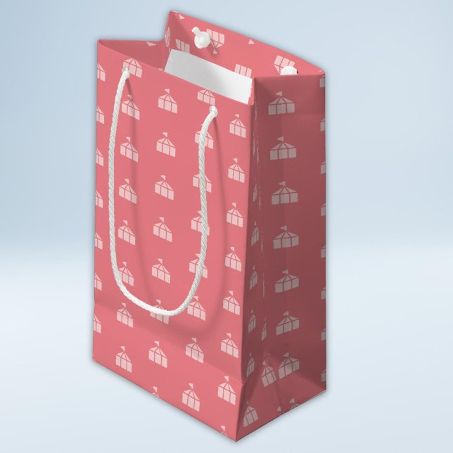 Petit Sac Cadeau Joli Carnaval Cirque Rose (Créateur téléchargé)