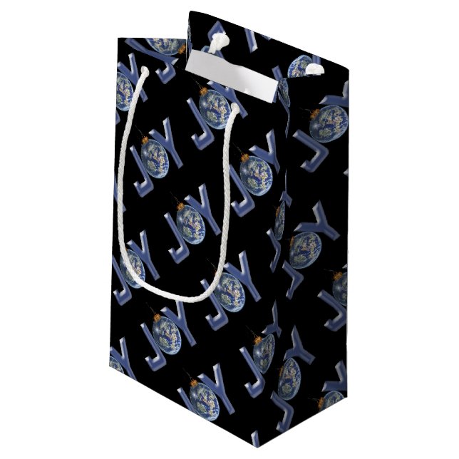 Petit Sac Cadeau Joy to the world (Dos Angle)