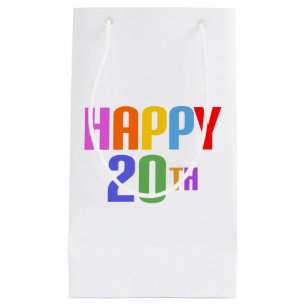 Petit Sac Cadeau Joyeux 20ème