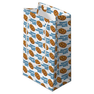 Petit Sac Cadeau Joyeux Jours de Challah Fêtes juives Pain Pain Pai