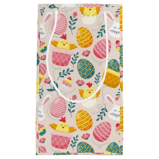 Petit Sac Cadeau Joyeux Pâques (Devant)