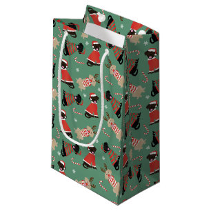 Petit Sac Cadeau Joyeux Pawlidays Labrador Retriever Dogs