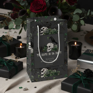 Petit Sac Cadeau Jusqu'à ce que la mort Presque noir Crânes irlanda