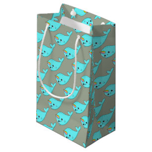 Petit Sac Cadeau Kawaii Narwhal