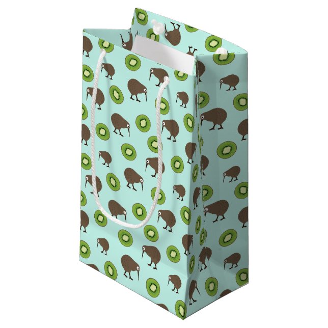 Petit Sac Cadeau Kiwi (Devant Angle)