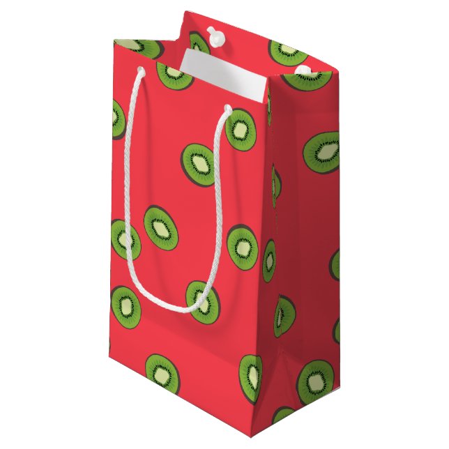 Petit Sac Cadeau Kiwi (Devant Angle)