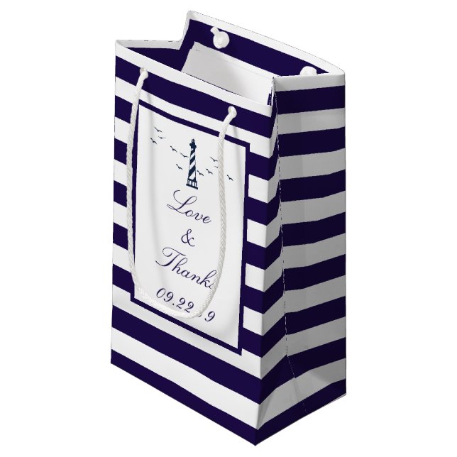 Petit Sac Cadeau La collection de Mariages du phare nautique (Devant Angle)