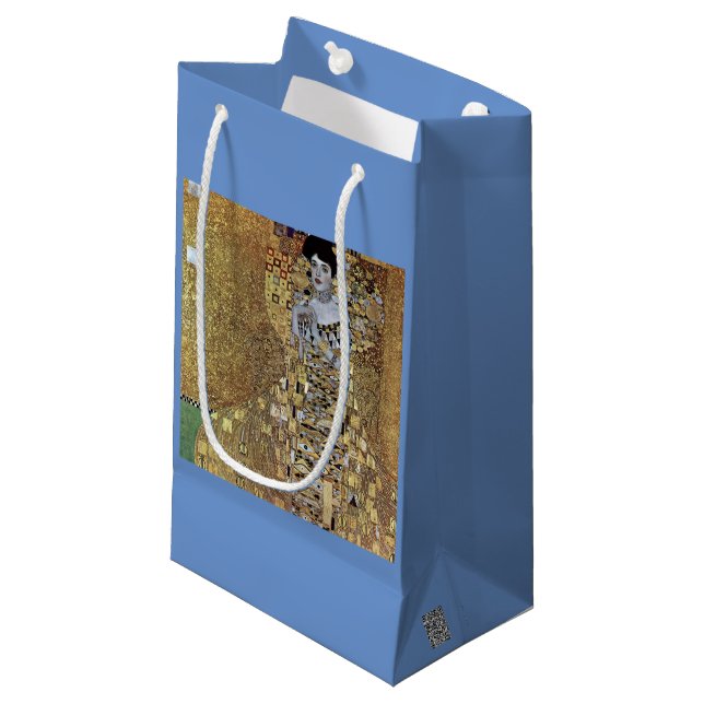 Petit Sac Cadeau La Dame en or de Gustav Klimt, Adele Bloch-Bauer (Devant Angle)