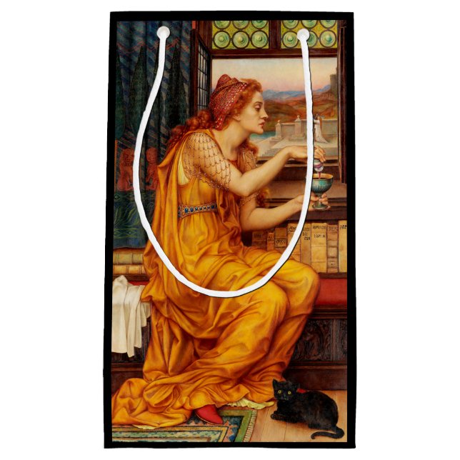 Petit Sac Cadeau La Potion d'Amour - Peinture Evelyn De Morgan (Devant)