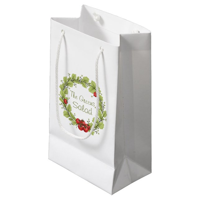Petit Sac Cadeau La salade des Verts (Devant Angle)