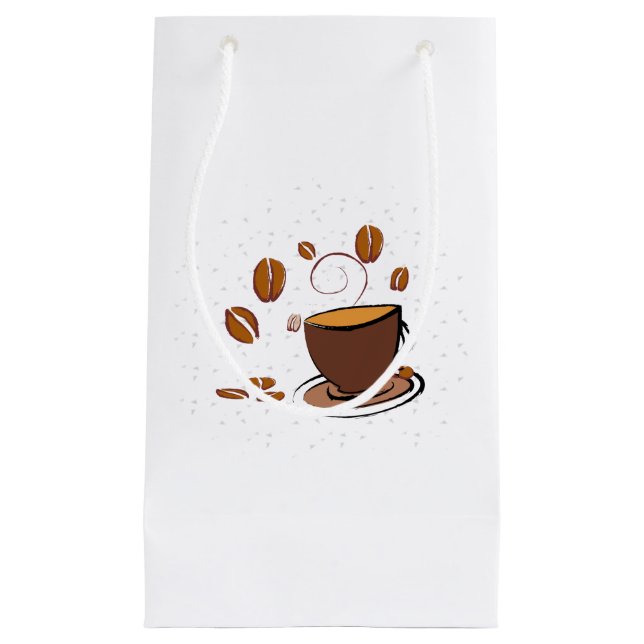 Petit Sac Cadeau L'amour du café (Devant)