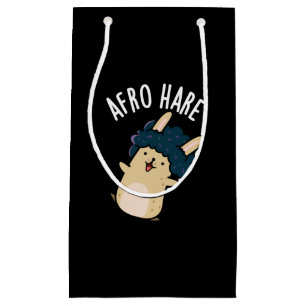 Petit Sac Cadeau Lapin Amoureux De Lièvre Afro Avec Jeu Afro BG Dar