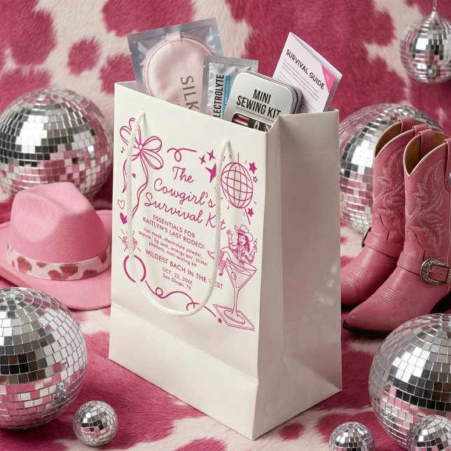 Petit Sac Cadeau Last Rodeo Bachelorette Party Survival Kit (Créateur téléchargé)