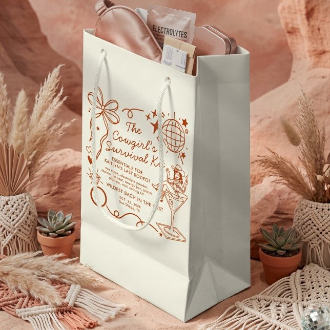Petit Sac Cadeau Last Rodeo Bachelorette Party Survival Kit (Créateur téléchargé)