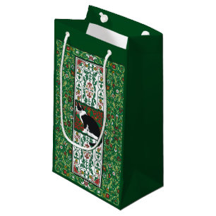 Petit Sac Cadeau Le baroque de chat de smoking