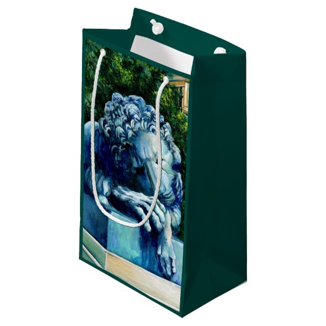 Petit Sac Cadeau Le Chat qui a mangé les Canaries (Devant Angle)