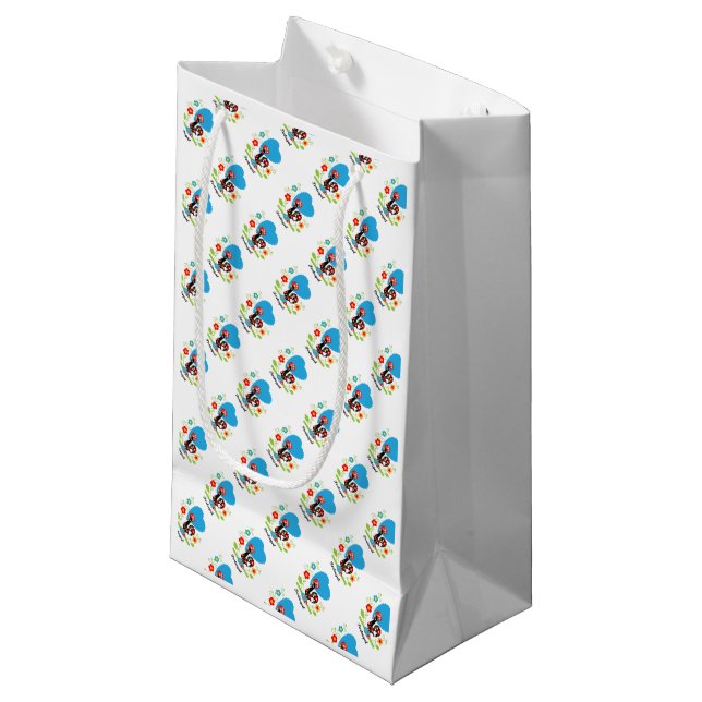 Petit Sac Cadeau Le coq portugais (Devant Angle)